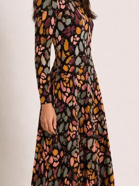 NWT | SKFK | Long Dress with Fall Colors | Size 6